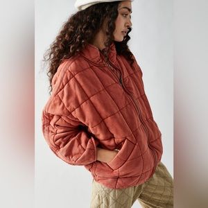 NWT Free People Dolman Jacket MYRRH RED